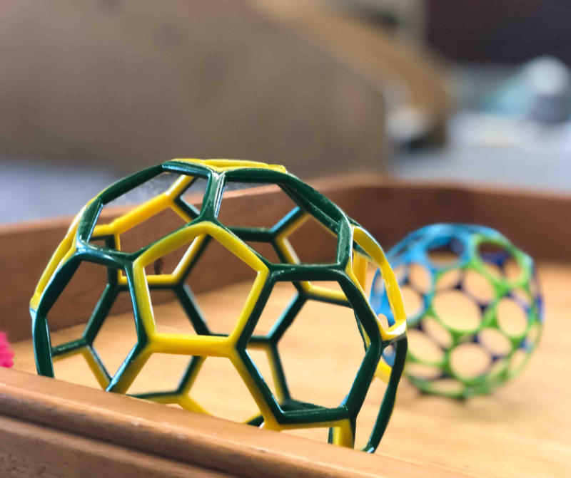 Children learning through hands-on play and creating